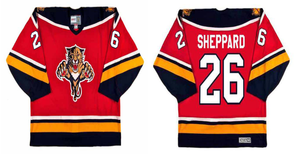 2019 Men Florida Panthers #26 Sheppard CCM NHL jerseys->florida panthers->NHL Jersey